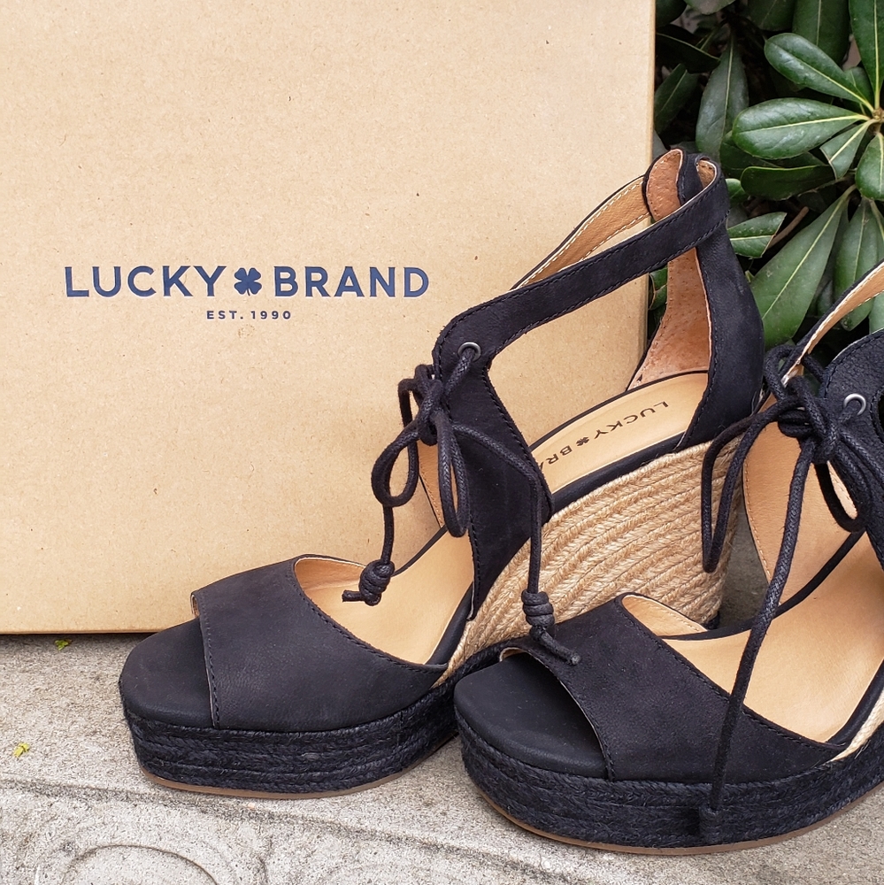 Lucky Brand wedge sandals
